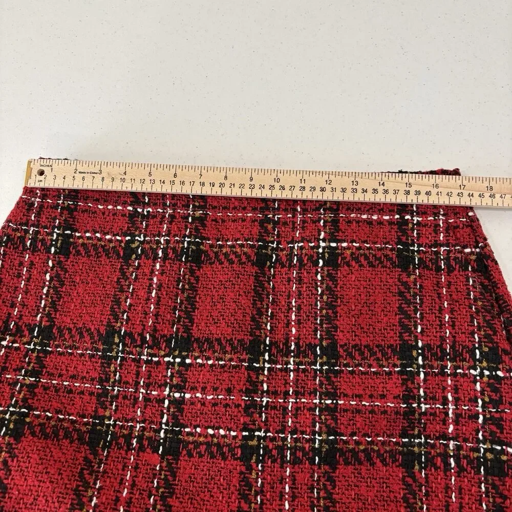 LOFT red tartan